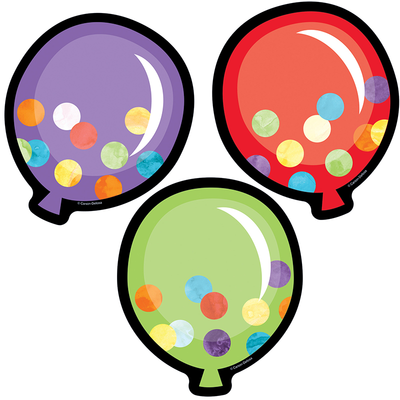 Celebrate Colorful Cutouts Balloons