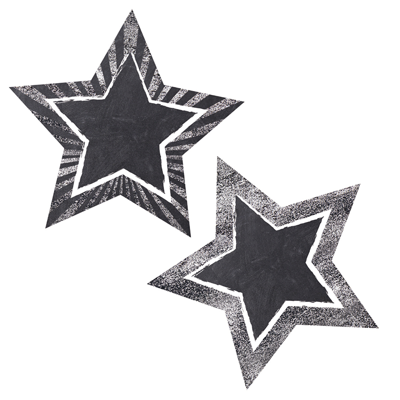 Stars Chalkboard Stars Cut Outs
