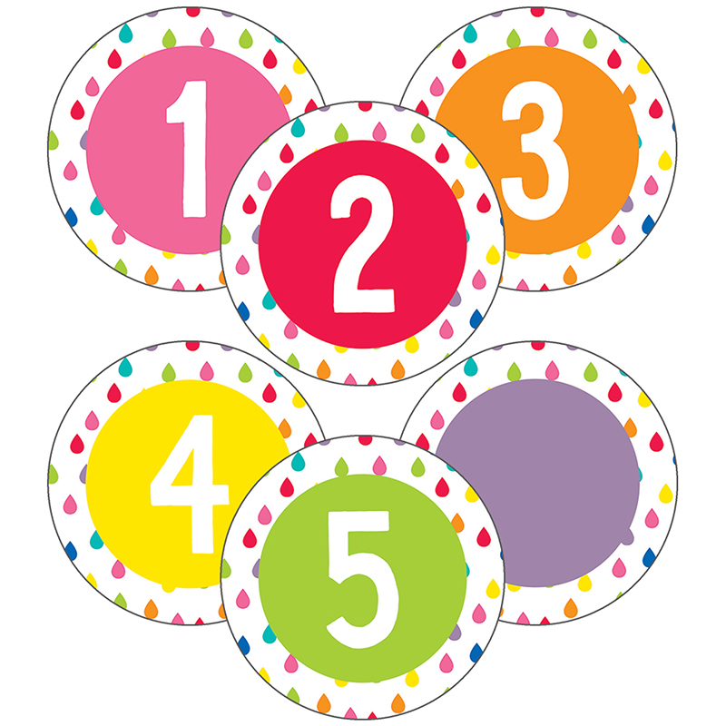 Student Numbers Mini Cut-Outs