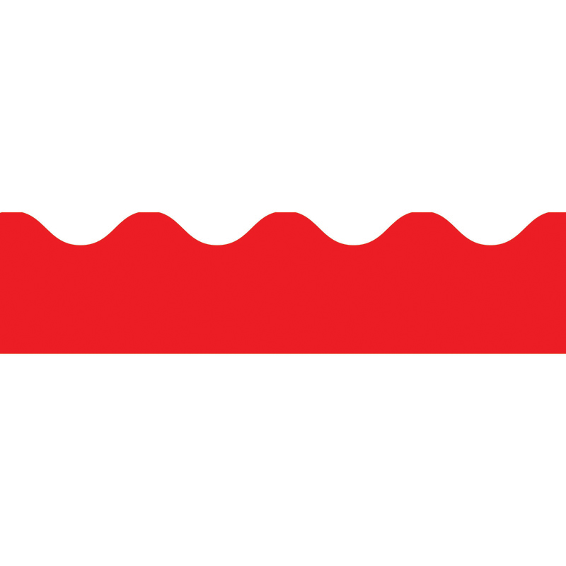 Border Red Scalloped