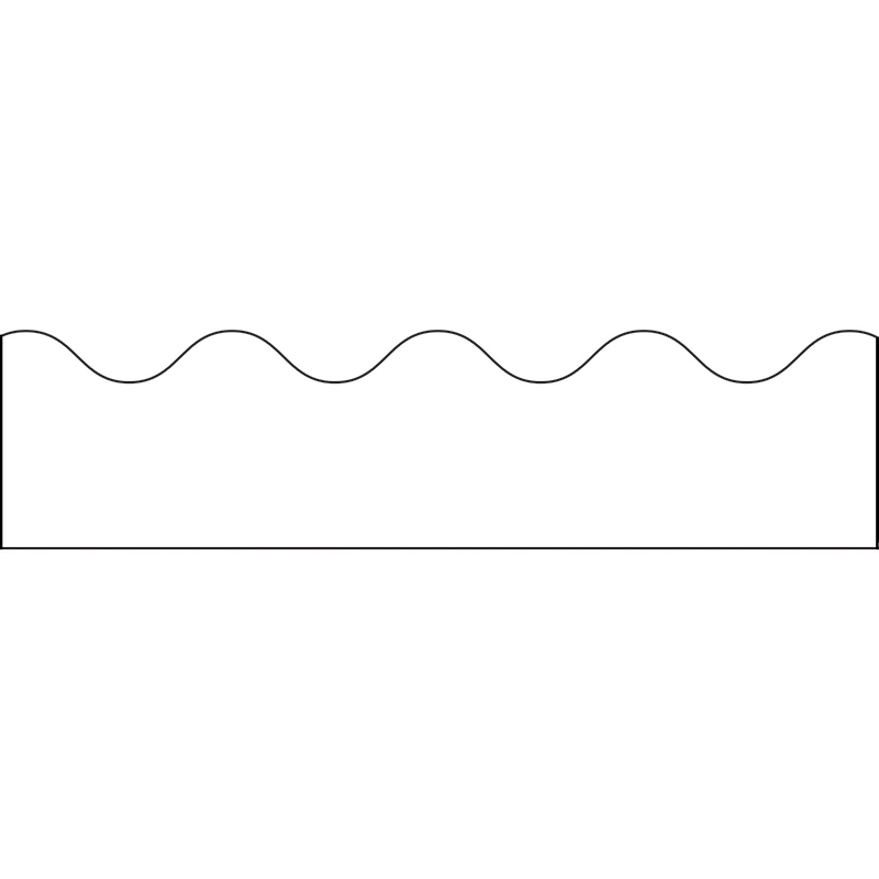Border White Scalloped