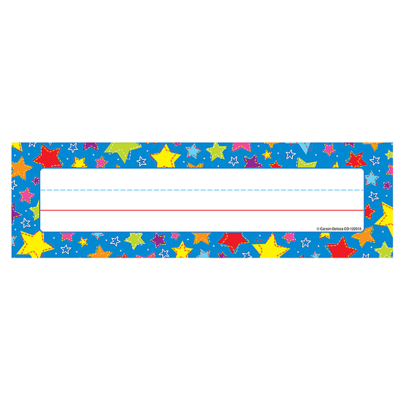 (6 Pk) Deskplates Stars