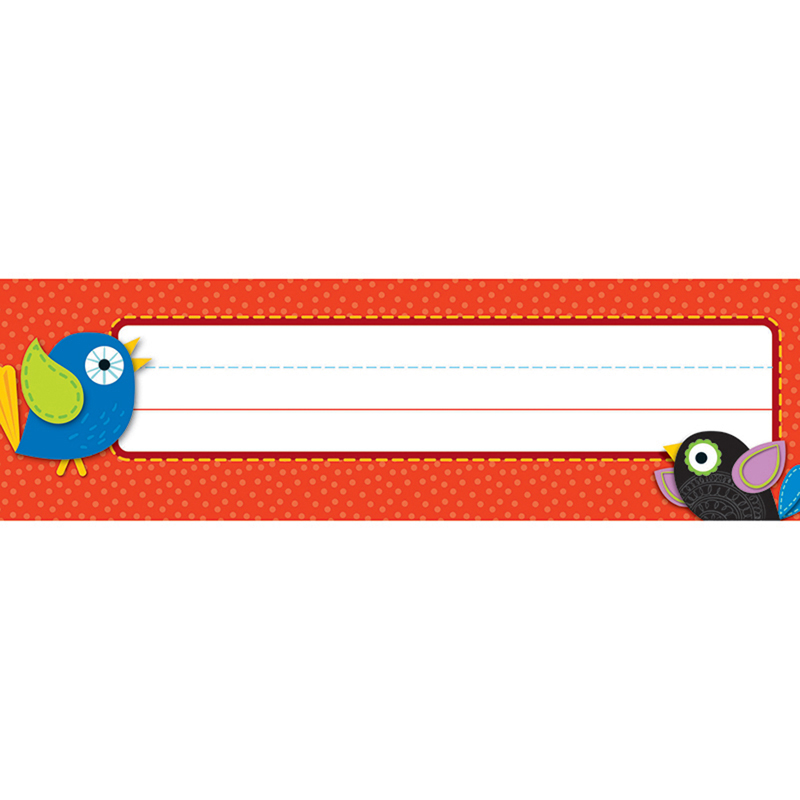 Boho Birds Nameplates