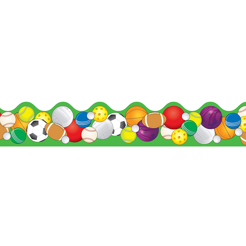 Border Sports Balls Scalloped