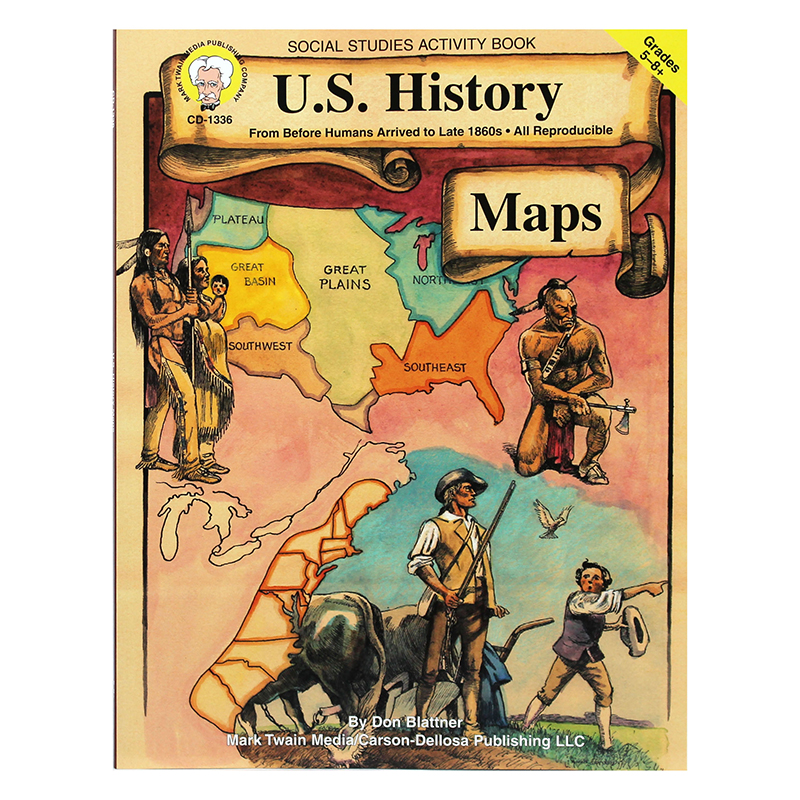 (2 Ea) Us History Maps Gr 5-8