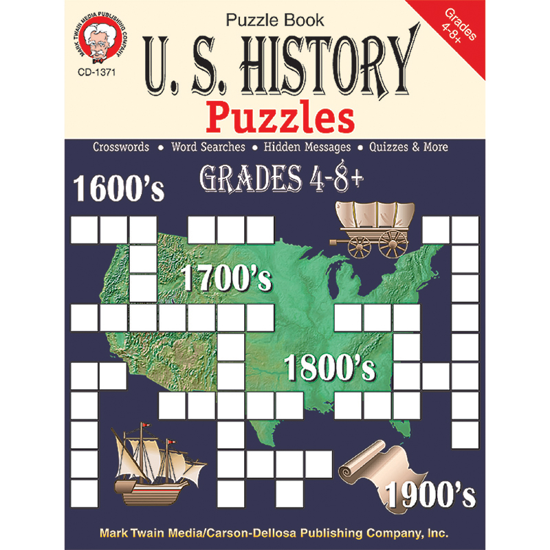 Us History Puzzles Gr 4-8