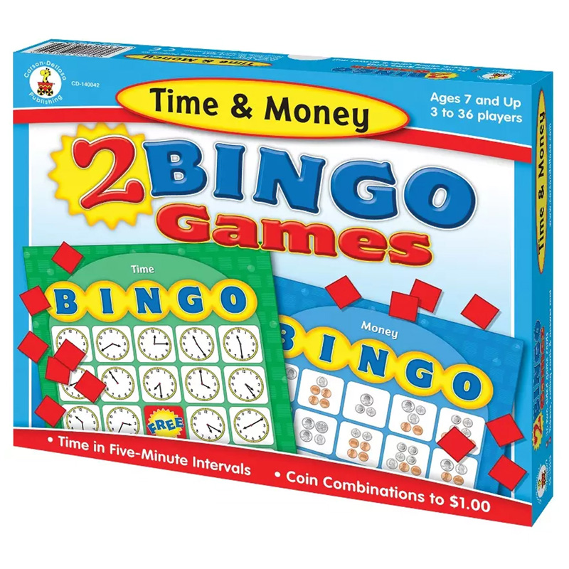 Time & Money Bingo