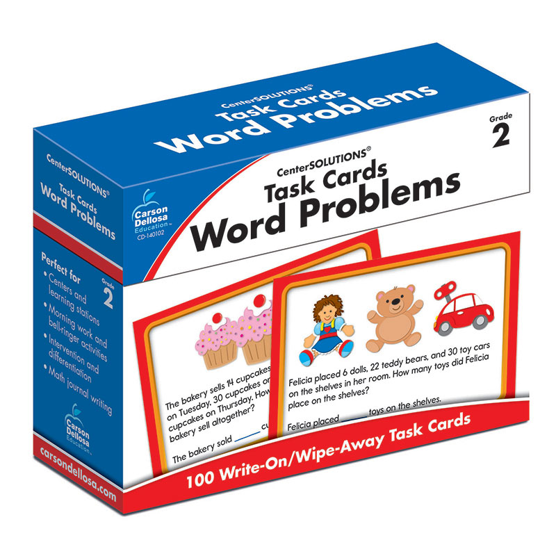 Task Cards Word Problems Gr 2