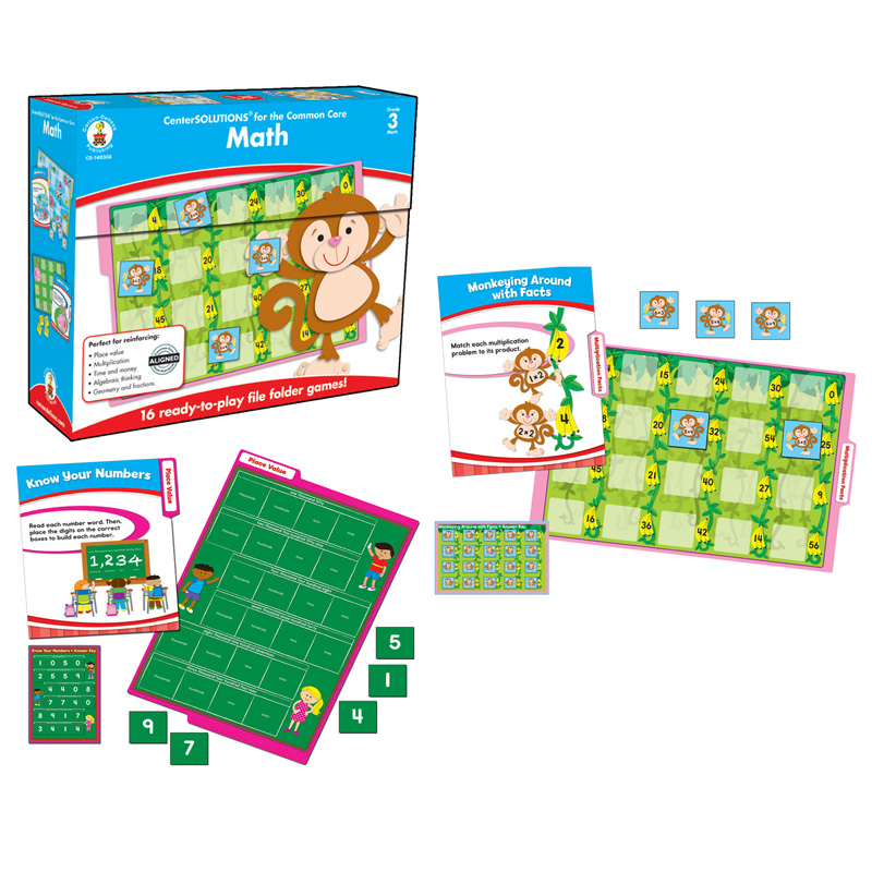 Math File Folder Game Gr 3