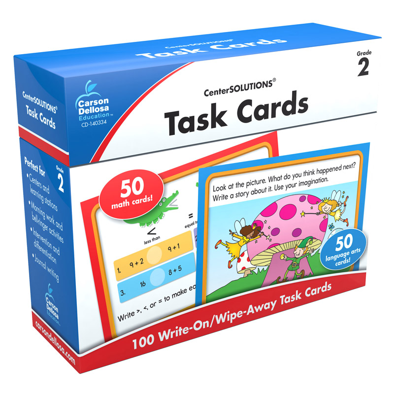 Center Solutions Task Cards Gr 2