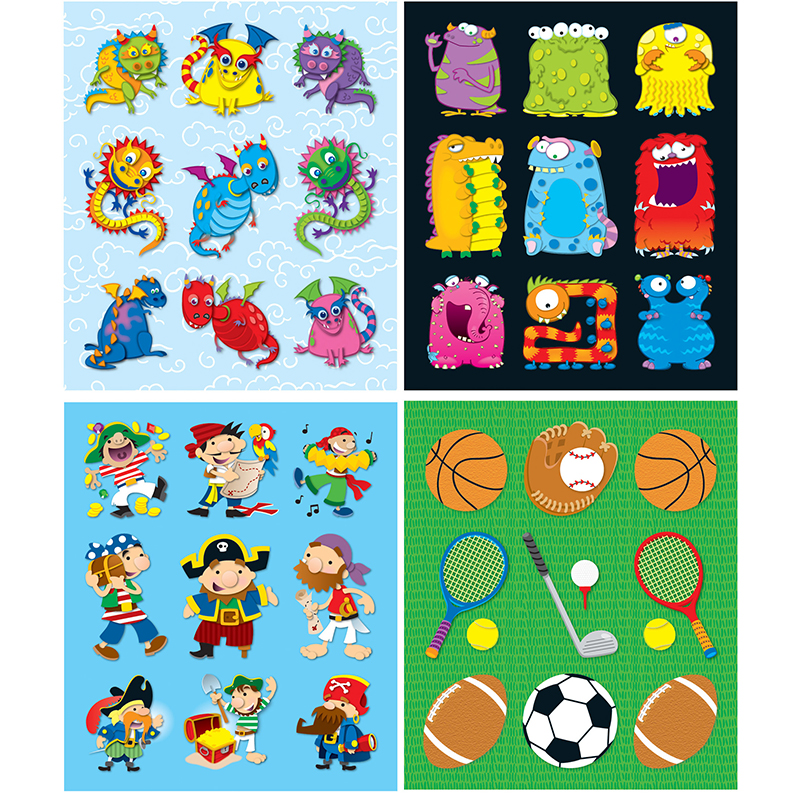 Boys Prize Pack Stickers Set