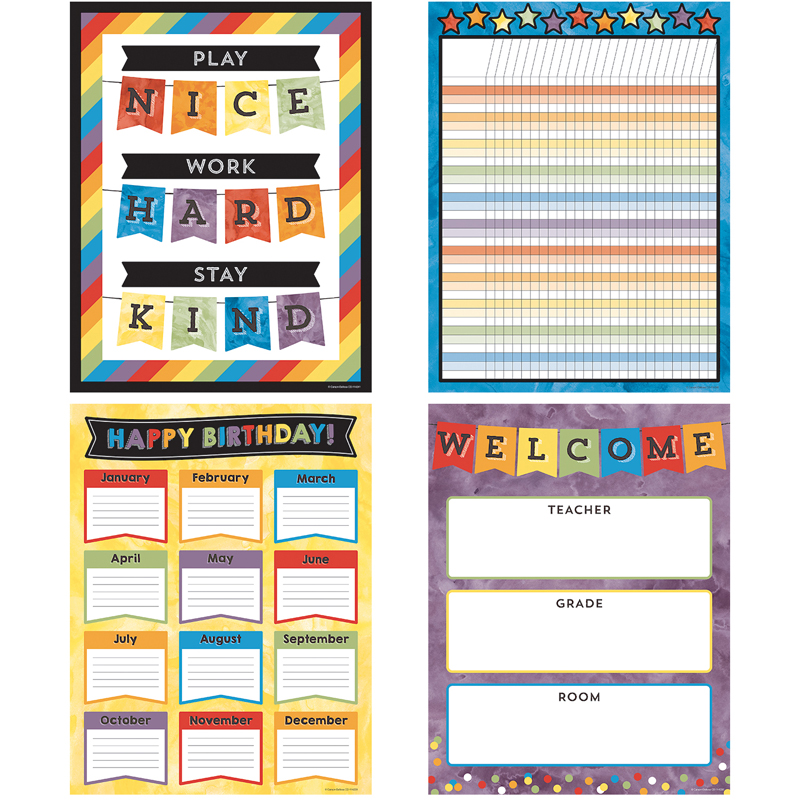 Celebrate Learning Chart Set