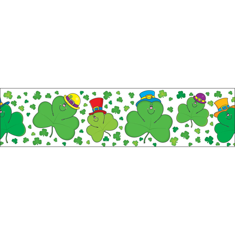 Shamrocks Straight Border