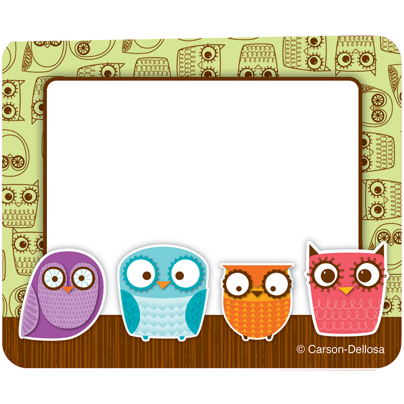 (6 Pk) Owls Name Tags - 40 Per Pk