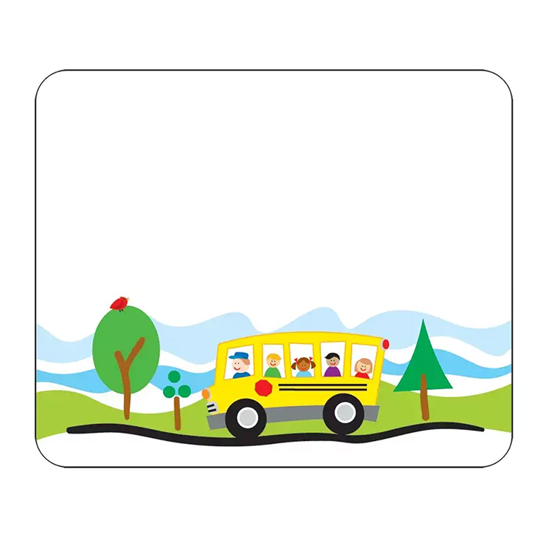 (6 Pk) School Bus Name Tags