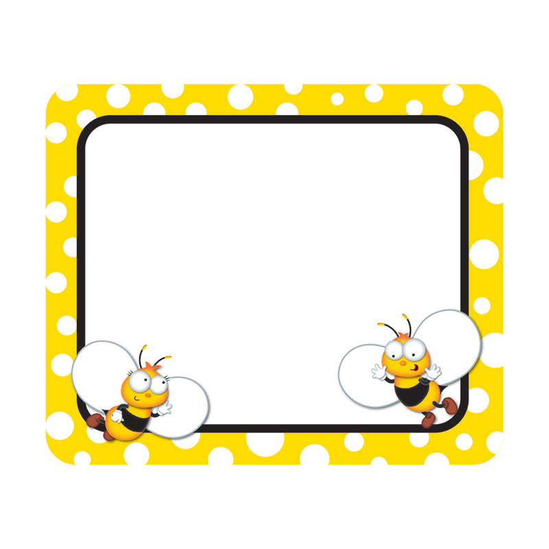 (6 Pk) Buzz-Worthy Bees Name Tags