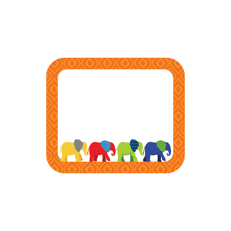 Elephant Name Tags Gr Pk-5