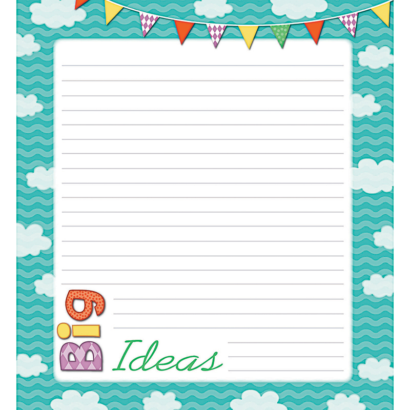 Up And Away Shape Notepad Gr Pk-8