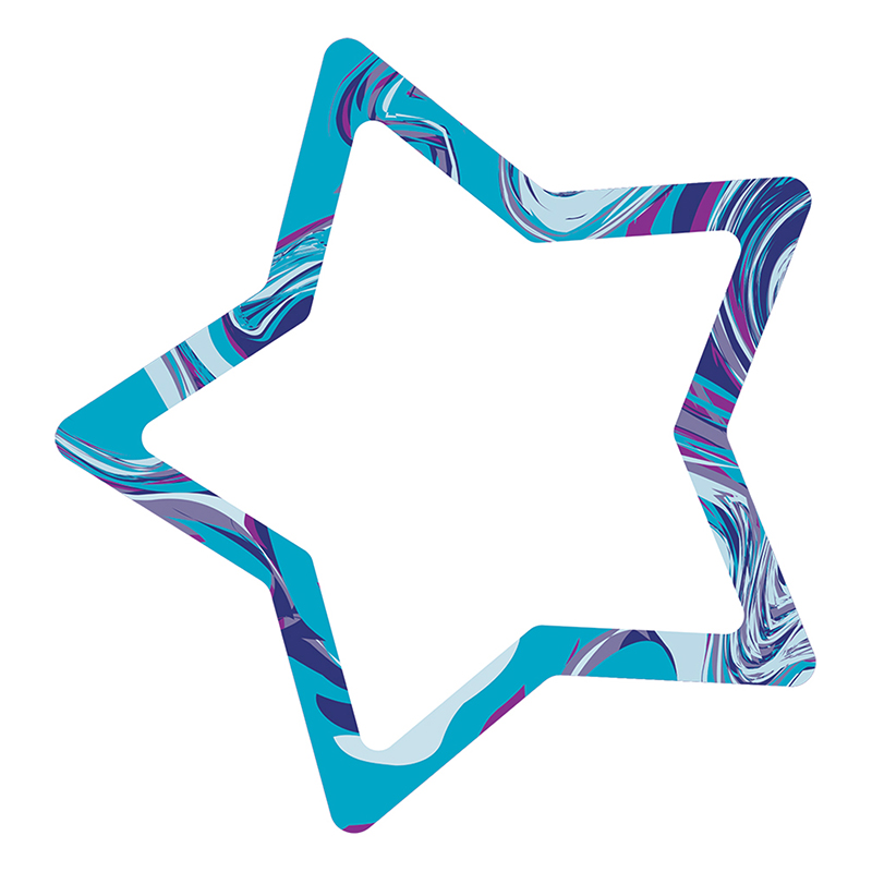 Galaxy Marble Swirl Star Notepad