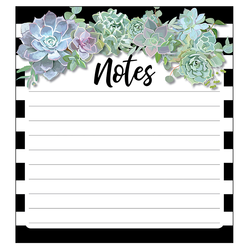 Succulents Notepad