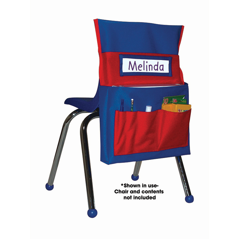 (2 Ea) Chairback Buddy Blue/Red