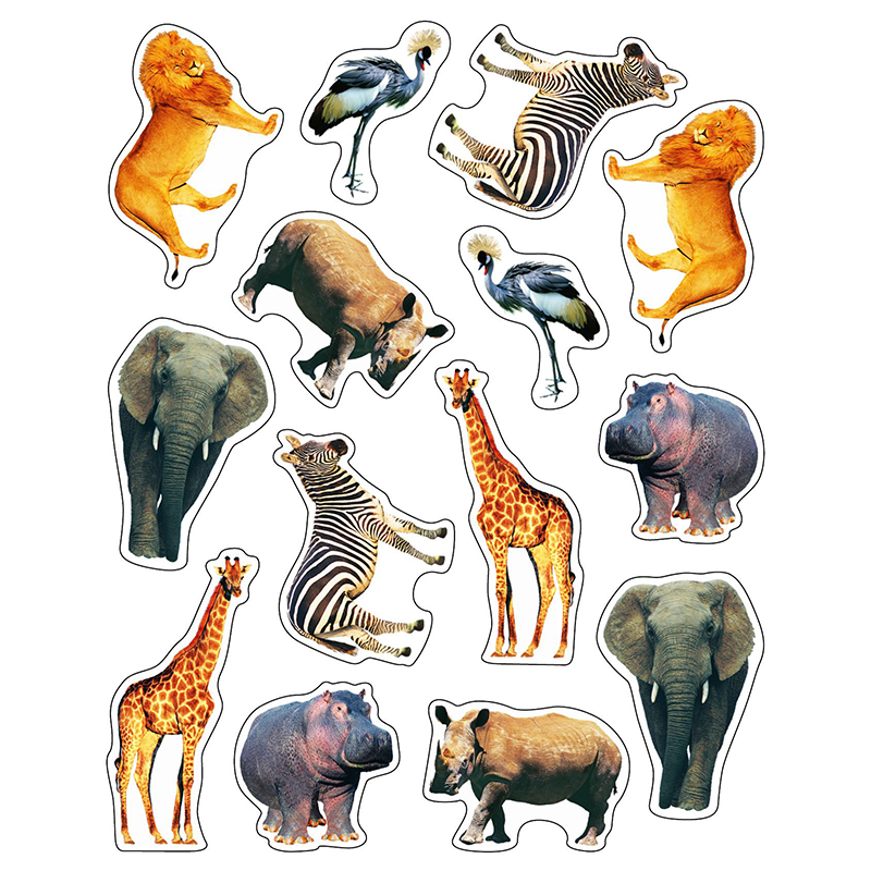 Stickers Wild Animals Of The