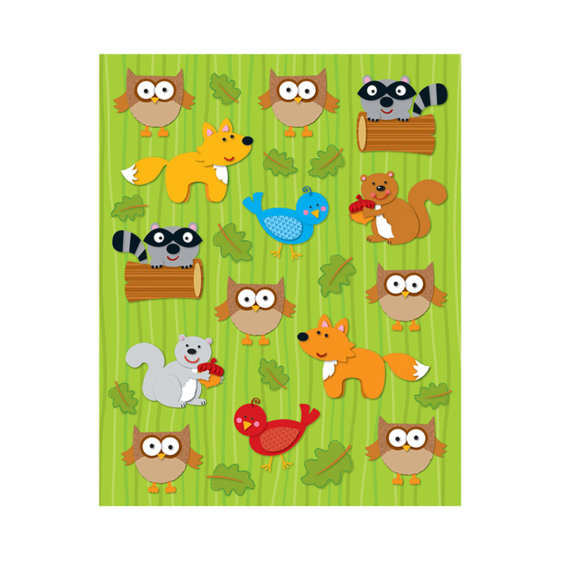 Woodland Animals Shape Stickers