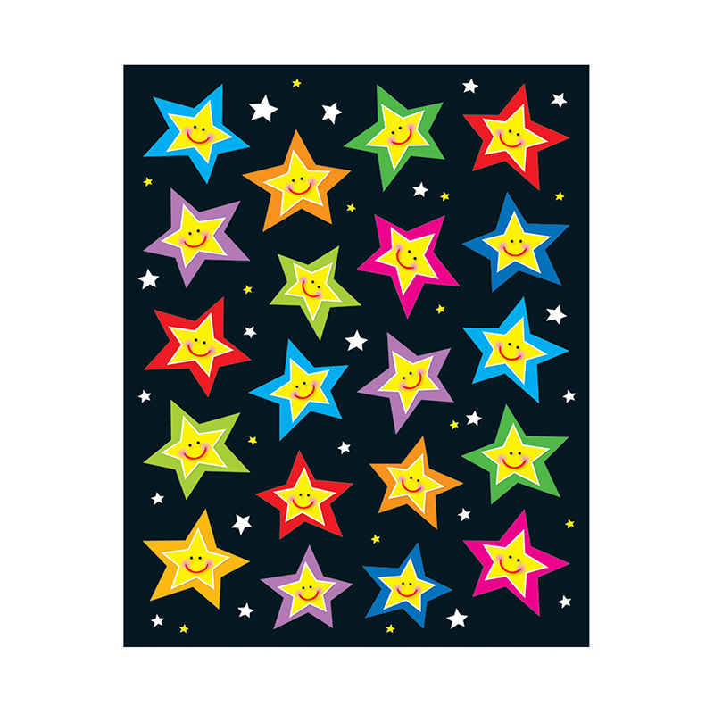 (12 Pk) Stars Shape Stickers