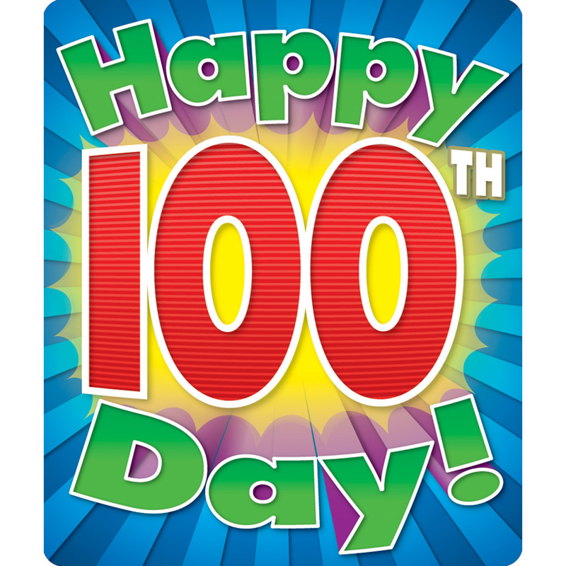 Happy 100th Day Stickers
