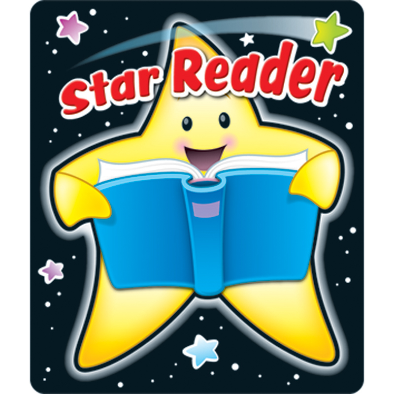 (12 Pk) Star Reader Stickers