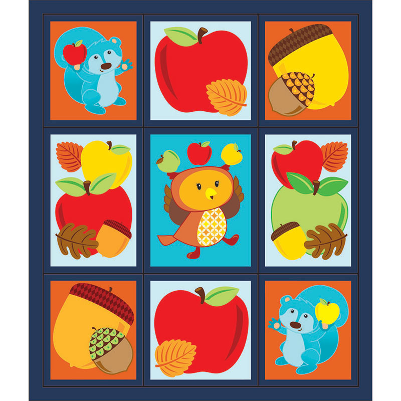 (12 Pk) Fall Fun Stickers Grades