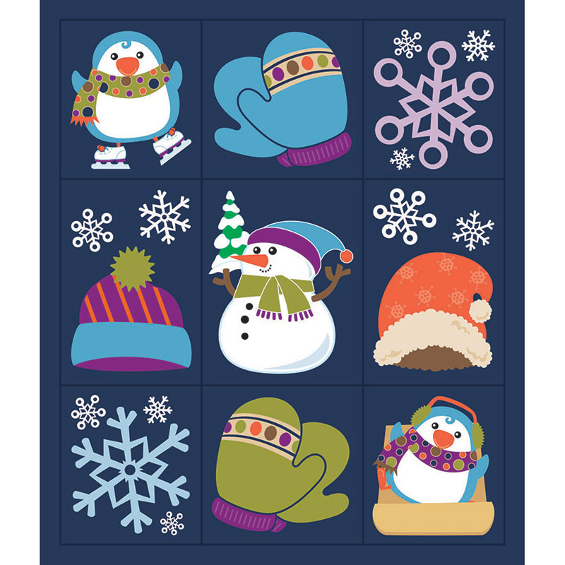 Winter Fun Stickers Grades Pk-5