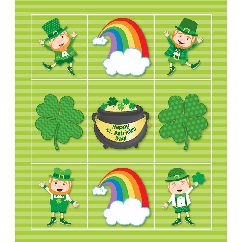 St Patricks Day Stickers Gr Pk-5