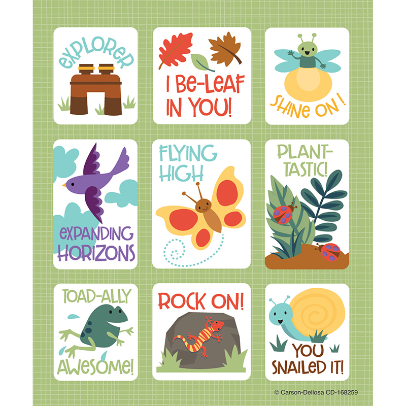 Nature Explorers Prize Pk Stickers