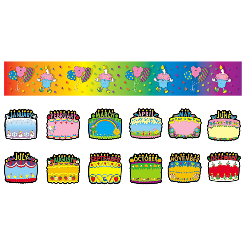 Bb Set Birthday Cakes