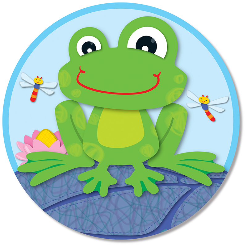 Funky Frog Two Sided Decoration