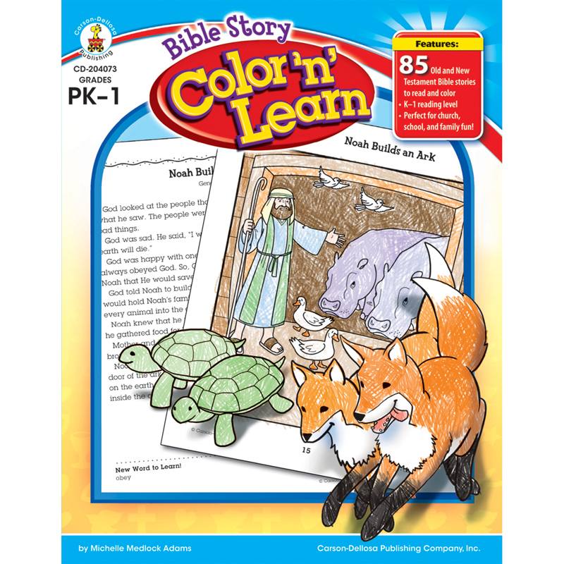Bible Story Color N Learn