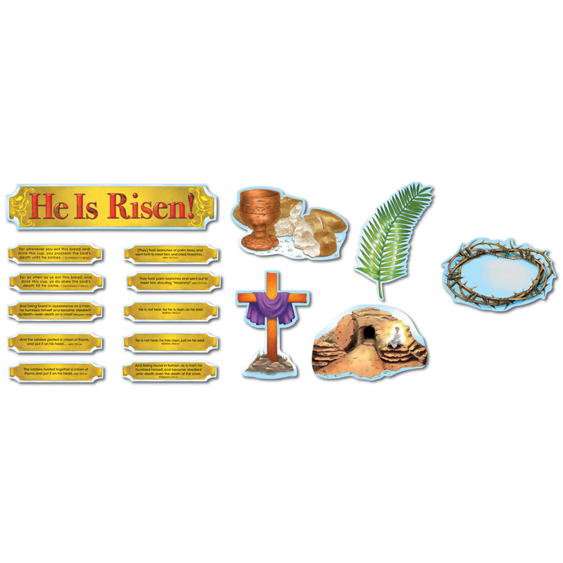 He Is Risen Bb Sets 6-Pk Christian