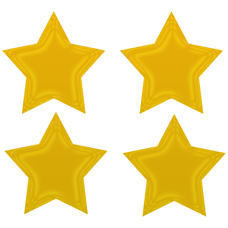 Chart Seals Stars Gold Foil 810/Pk