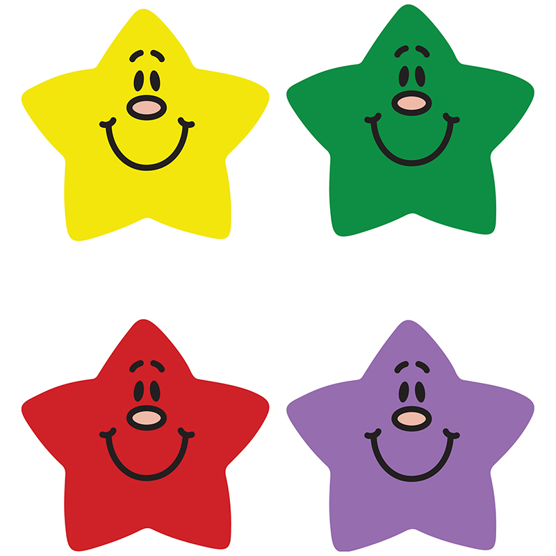 Chart Seals Smiling Stars 810/Pk