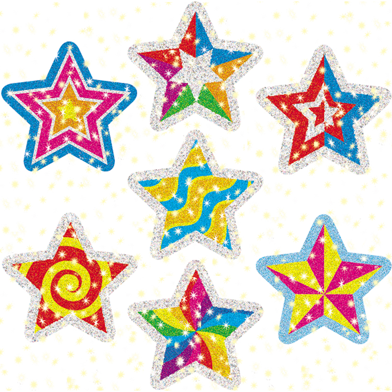 (12 Pk) Dazzle Stickers Star Power