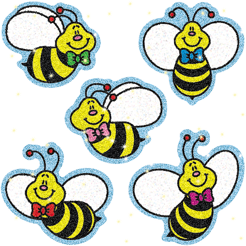 Dazzle Stickers Bees 75-Pk Acid &