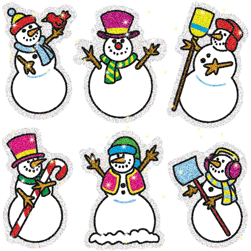 Dazzle Stickers Snowmen 90-Pk Acid