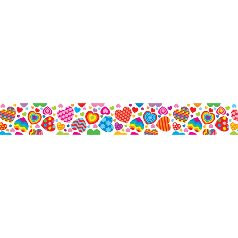 Groovy Hearts Border