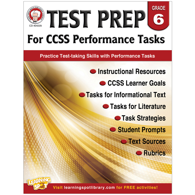 Gr 6 Test Prep For Ccss Performance
