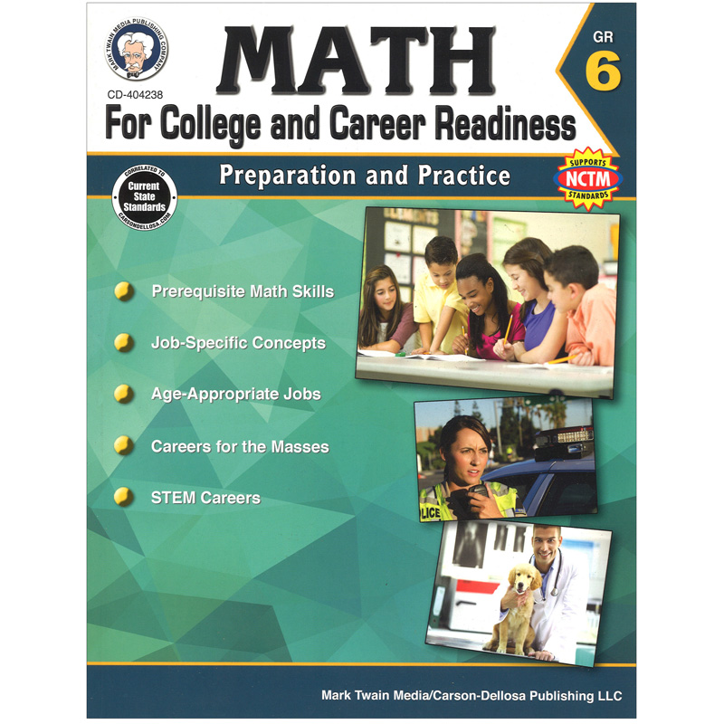 Gr 6 Math For College And Career
