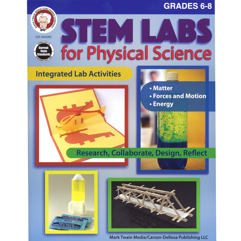 Stem Lab Physical Science Bk Gr 6-8