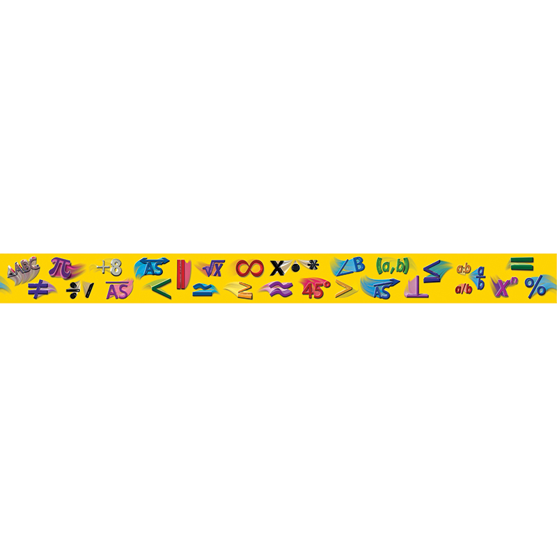 Math Symbols Border Gr 5-8