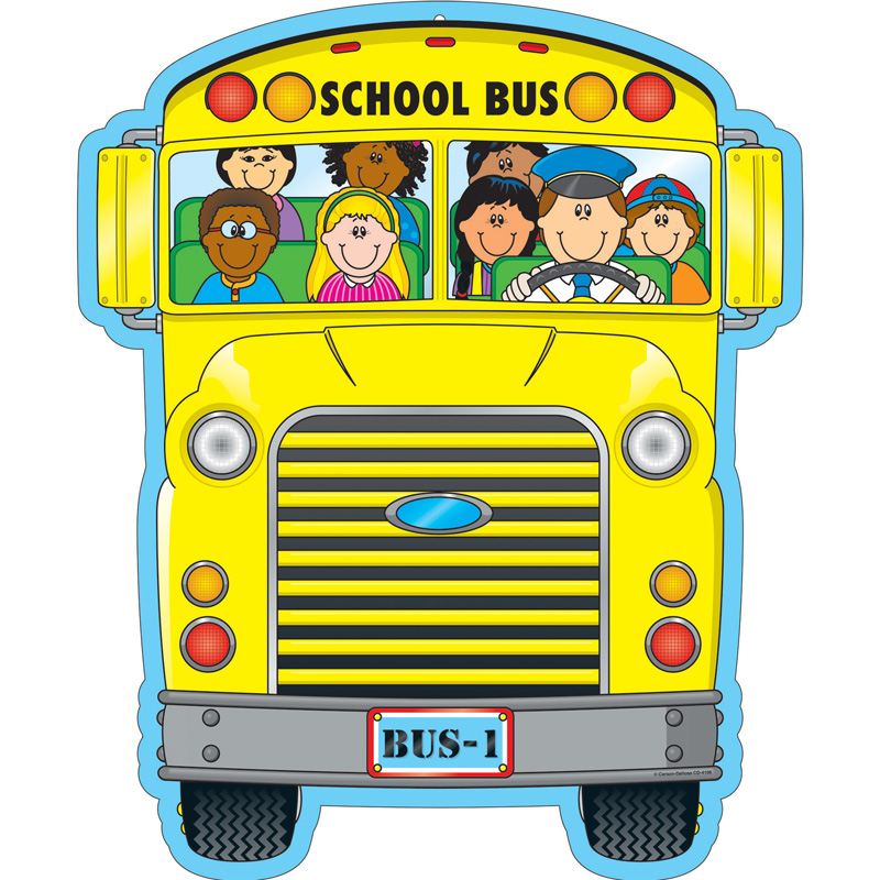 Two-Sided Decoration School Bus