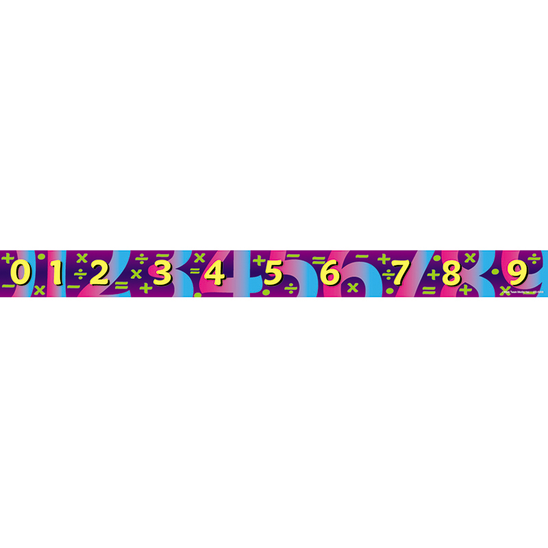 (6 Pk) Math Border Straight